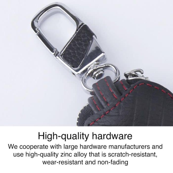 Litchi Grain PU Leather Universal Car Key Case – Bild 6