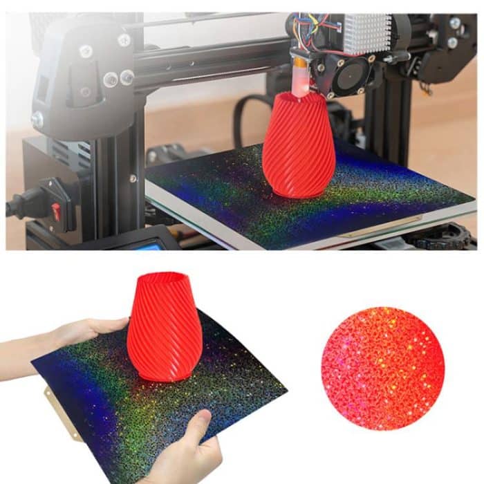 PEI Coating Smooth Starry PET Film Double-Sided 3D Printing Build Plate, 220x220mm, 235x235mm, 257x257mm, 300x300mm, 310x310mm, 355x355mm, 377x370mm – Bild 6