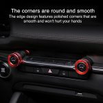 2pcs Multimedia / Central Control Knob Metal Decorative Ring, For Mazda Axela CX-30 2020-2022 – Bild 3