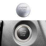 For Toyota Corolla Cross / Yaris Car One-key Start Engine Key Ignition Switch Decorative Ring Cover, Gasoline Version, Outer Ring, Hybrid Version