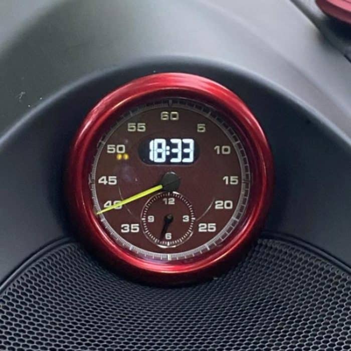 Car Compass Stopwatch Decorative Ring Cover, For Porsche Macan / Cayenne / Panamera 911 718 – Bild 2
