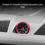 Car Compass Stopwatch Decorative Ring Cover, For Porsche Macan / Cayenne / Panamera 911 718 – Bild 3