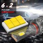 2pcs/Pack 50W 6000LM 6000K Car Double Copper Tube LED Headlight Bulb, 9005, 9006, H1, H4, H7, H11 – Bild 2