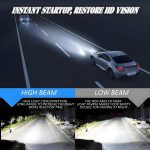 2pcs/Pack 50W 6000LM 6000K Car Double Copper Tube LED Headlight Bulb, 9005, 9006, H1, H4, H7, H11 – Bild 4