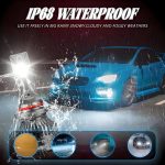 2pcs/Pack 50W 6000LM 6000K Car Double Copper Tube LED Headlight Bulb, 9005, 9006, H1, H4, H7, H11 – Bild 10