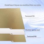 3D Printer Build Plate Spring Steel Sheet For ANYCUBIC 268x256mm, Gold / PEI Coating, Black / PEI Coating, PEI Coating + PET Carbon Fiber Film, PEI Coating + PEO Diamond Film, PEI Coating + PEY Starry Film, PEI Coating + PEI Film... – Bild 4