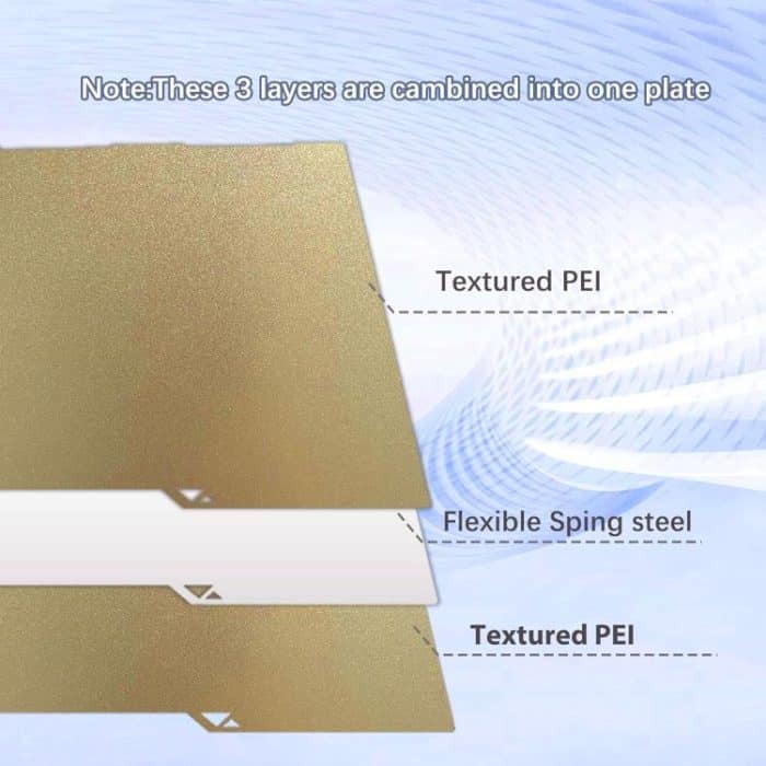 3D Printer Build Plate Spring Steel Sheet For ANYCUBIC 268x256mm, Gold / PEI Coating, Black / PEI Coating, PEI Coating + PET Carbon Fiber Film, PEI Coating + PEO Diamond Film, PEI Coating + PEY Starry Film, PEI Coating + PEI Film... – Bild 4