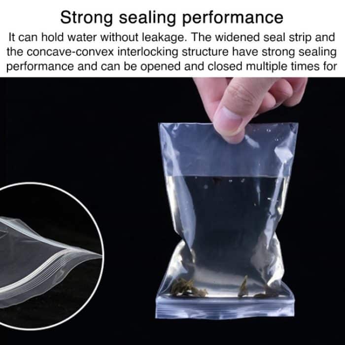 100pcs Double Layer Environmental Label Warning Printed Ziplock Bag, 6 x 8cm 8 Wire, 6 x 8cm 12 Wire, 7 x 10cm 8 Wire, 7 x 10cm 10 Wire, 7 x 10cm 12 Wire, 8 x 9.5cm 12 Wire, 8 x 10cm 12 Wire, 8 x 12cm 8 Wire, 8 x 12cm 10 Wire, 8 x 12cm 12 Wire... – Bild 6