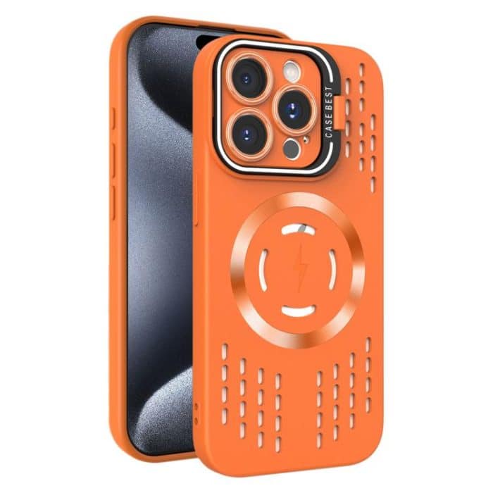 Lens Holder MagSafe Cooling Phone Case, For iPhone 15 Pro Max, For iPhone 15 Pro, For iPhone 15 Plus, For iPhone 15 – Bild 1