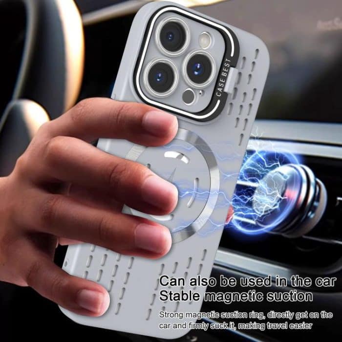 Lens Holder MagSafe Cooling Phone Case, For iPhone 15 Pro Max, For iPhone 15 Pro, For iPhone 15 Plus, For iPhone 15 – Bild 3