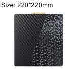 PET Carbon Fiber PEO Diamond Film Double-Sided 3D Printer Build Plate, 220x220mm, 235x235mm, 257x257mm, 300x300mm, 310x315mm, 355x355mm, 377x370mm