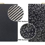 PET Carbon Fiber PEO Diamond Film Double-Sided 3D Printer Build Plate, 220x220mm, 235x235mm, 257x257mm, 300x300mm, 310x315mm, 355x355mm, 377x370mm – Bild 2