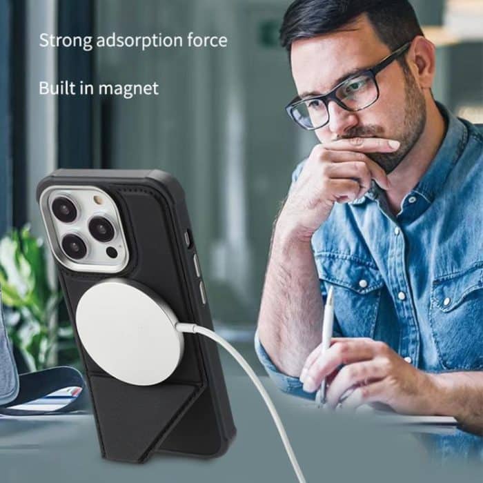 Fabric Feel PU MagSafe Phone Case, For iPhone 14 / 13, For iPhone 14 Pro, For iPhone 14 Pro Max, For iPhone 13 Pro Max, For iPhone 13 Pro – Bild 3