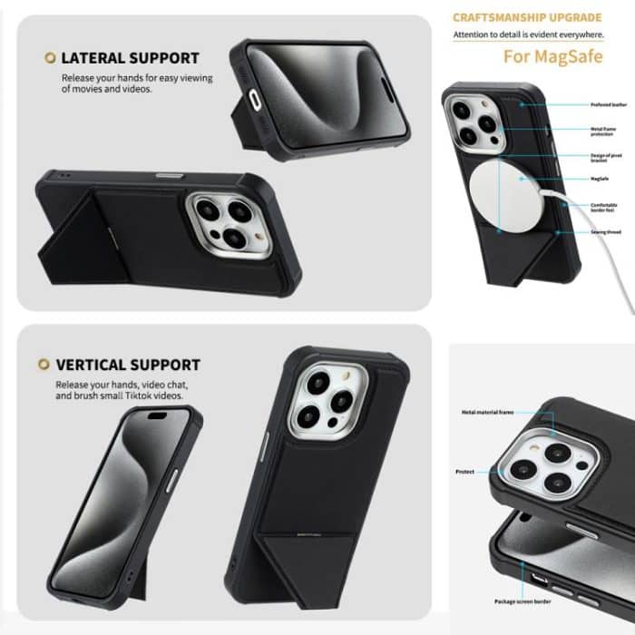 Fabric Feel PU MagSafe Phone Case, For iPhone 14 / 13, For iPhone 14 Pro, For iPhone 14 Pro Max, For iPhone 13 Pro Max, For iPhone 13 Pro – Bild 4