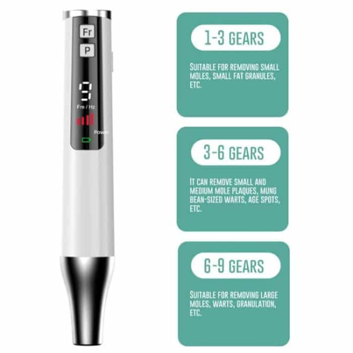 AA-A401 Portable Laser Beauty Instrument Mole Removal Freckle Removal Beauty Laser Pen, Red Light Plug-in, Blue Light Plug-in – Bild 4