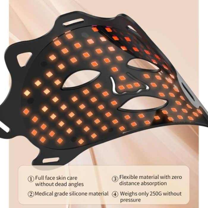 WG-SP-1103 LED Colorful Photon Rejuvenation Mask Facial Beauty Instrument, Infrared, EU Plug, US Plug, UK Plug – Bild 6