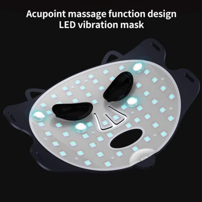 WG-B-M03 Vibration Massage Photon Mask Photon Rejuvenation Facial Beauty Device, EU Plug, US Plug, UK Plug – Bild 3