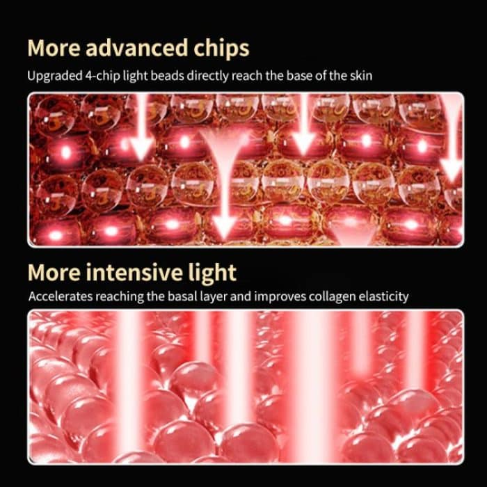 WG-B-M03 Vibration Massage Photon Mask Photon Rejuvenation Facial Beauty Device, EU Plug, US Plug, UK Plug – Bild 5