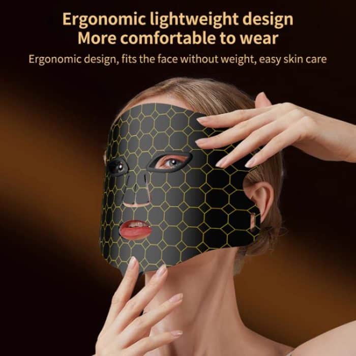 WG-B-M03 Vibration Massage Photon Mask Photon Rejuvenation Facial Beauty Device, EU Plug, US Plug, UK Plug – Bild 9