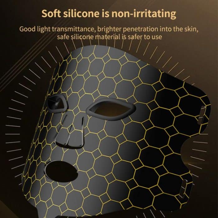 WG-B-M03 Vibration Massage Photon Mask Photon Rejuvenation Facial Beauty Device, EU Plug, US Plug, UK Plug – Bild 10