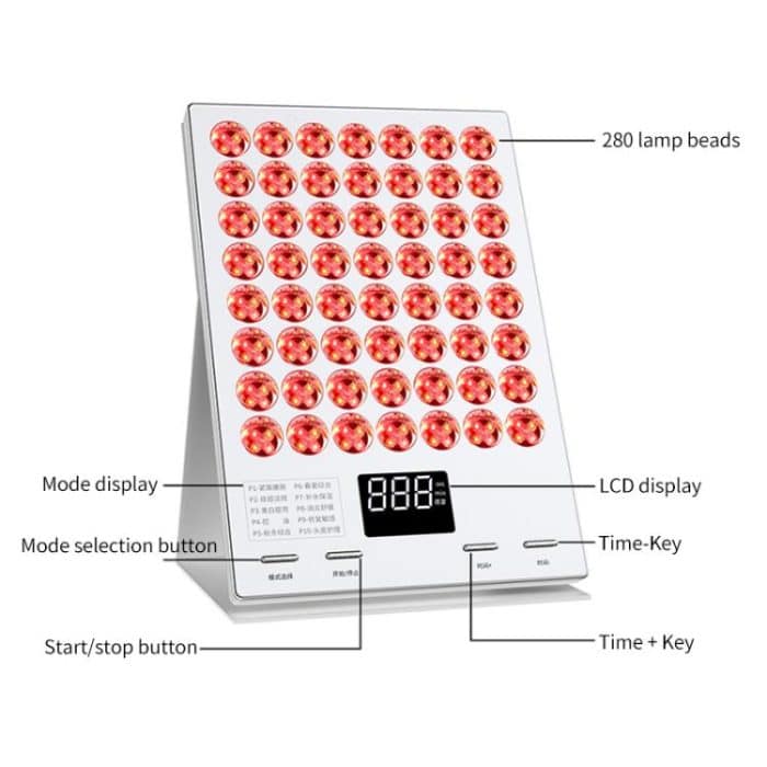 WG-YM-8005 280 LED Lamp Beads Beauty Device Photon Rejuvenation Instrument, EU Plug, US Plug, UK Plug – Bild 3