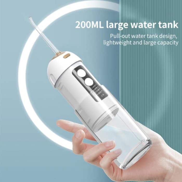 FY-B302 Smart Oral Teeth Irrigator Portable Retractable Electric Water Flosser, 200ml Water Tank, FY-B302 – Bild 8