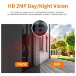 ESCAM C88 4.3 inch 1080P PIR Digital Door Viewer WiFi Video Doorbell Support Night Vision, Two-way Audio, C88 – Bild 4