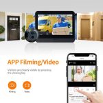 ESCAM C88 4.3 inch 1080P PIR Digital Door Viewer WiFi Video Doorbell Support Night Vision, Two-way Audio, C88 – Bild 5