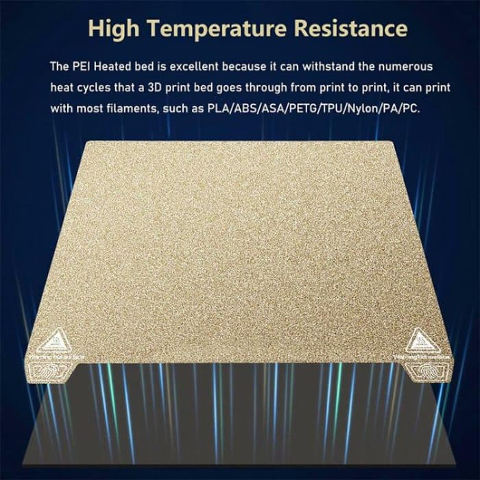 3D Printer Build Plate Spring Steel Sheet For Creality K2 Plus, Gold / Single-sided PEI Coating, Black / Single-sided PEI Coating, Gold / Double-sided PEI Coating, Black / Double-sided PEI Coating – Bild 6