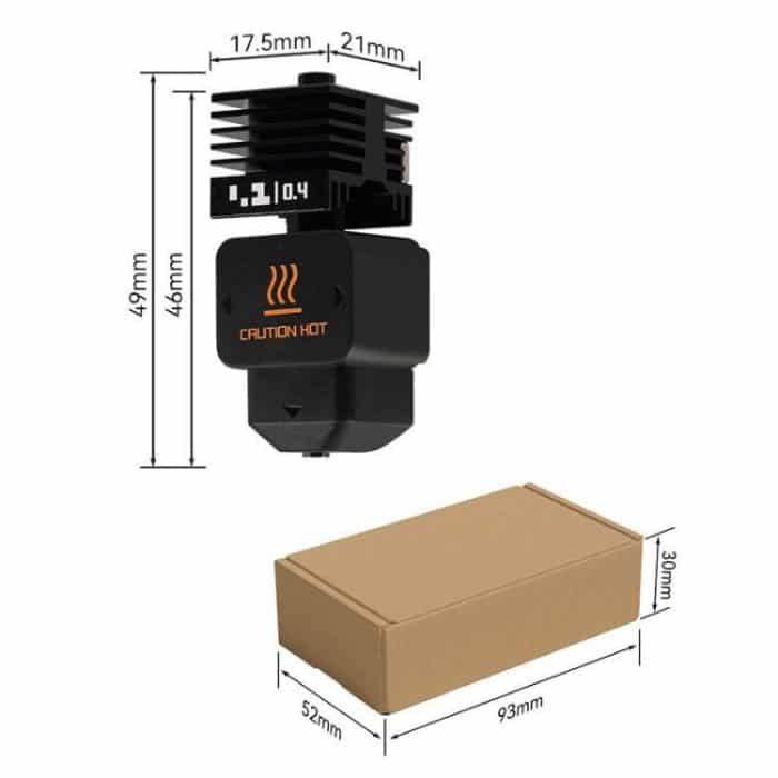 3D Printer Removable Nozzle Hot End For Bambu Lab H2D, 0.2mm Stainless Steel, 0.4mm Hardened Steel, 0.6mm Hardened Steel, 0.8mm Hardened Steel – Bild 3