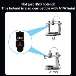 3D Printer Removable Nozzle Hot End For Bambu Lab H2D, 0.2mm Stainless Steel, 0.4mm Hardened Steel, 0.6mm Hardened Steel, 0.8mm Hardened Steel – Bild 5