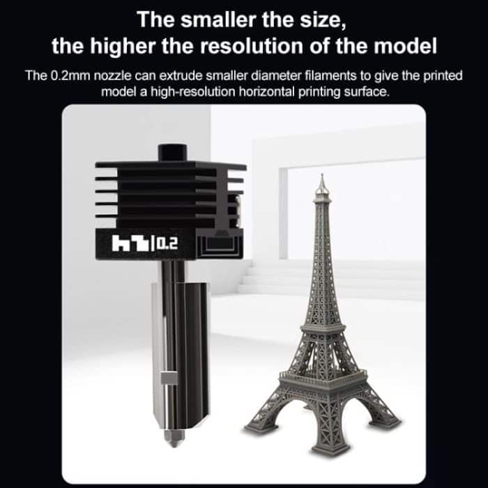 3D Printer Removable Nozzle Hot End For Bambu Lab H2D, 0.2mm Stainless Steel, 0.4mm Hardened Steel, 0.6mm Hardened Steel, 0.8mm Hardened Steel – Bild 8