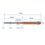 0.4mm Removable Steel Nozzle 3D Printer Part, For Creality K2 / Hi – Bild 4