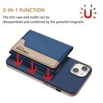 Colour Matching Horizontal Magnetic Card Bag RFID MagSafe Phone Case, For iPhone 14 Plus, For iPhone 14, For iPhone 14 Pro, For iPhone 14 Pro Max – Bild 2