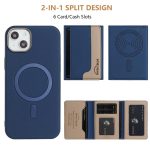 Colour Matching Horizontal Magnetic Card Bag RFID MagSafe Phone Case, For iPhone 14 Plus, For iPhone 14, For iPhone 14 Pro, For iPhone 14 Pro Max – Bild 4