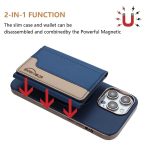 Colour Matching Horizontal Magnetic Card Bag RFID MagSafe Phone Case, For iPhone 12 Pro Max, For iPhone 11 Pro Max, For iPhone 11, For iPhone 11 Pro – Bild 4