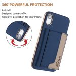 Colour Matching Horizontal Magnetic Card Bag RFID MagSafe Phone Case, For iPhone XR, For iPhone 8 Plus / 7 Plus, For iPhone 8 / 7 / 6 – Bild 3