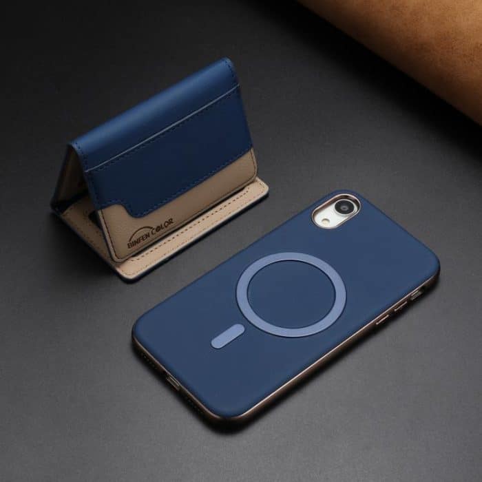 Colour Matching Horizontal Magnetic Card Bag RFID MagSafe Phone Case, For iPhone XR, For iPhone 8 Plus / 7 Plus, For iPhone 8 / 7 / 6 – Bild 5