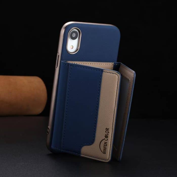 Colour Matching Horizontal Magnetic Card Bag RFID MagSafe Phone Case, For iPhone XR, For iPhone 8 Plus / 7 Plus, For iPhone 8 / 7 / 6 – Bild 6