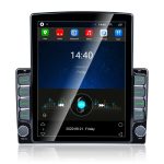 9,7 Zoll vertikaler Bildschirm 2.5D Glas Auto Android Universal Player Navigator MP5 Integrierte Maschinenunterstützung Telefonverbindung / GPS / FM / Lenkradsteuerung