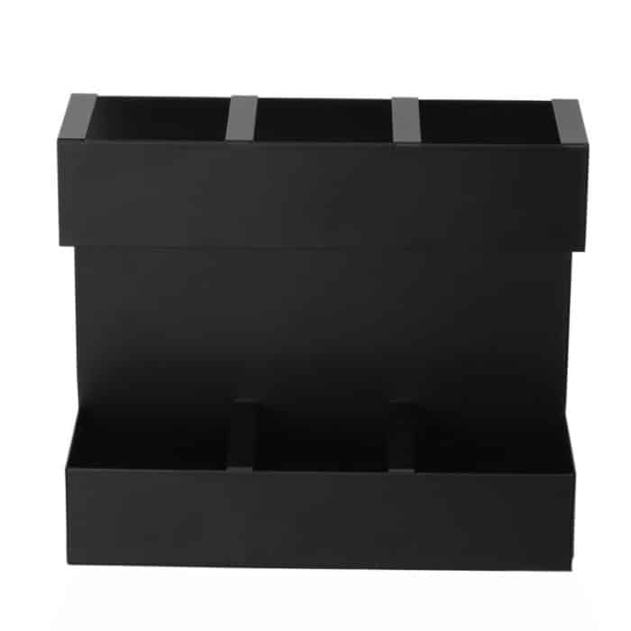 Three-grid Straw Cutlery Metal Storage Rack Kitchen Organizer, without Soft Magnetic Sheet, with 9pcs Soft Magnetic Sheet – Bild 3