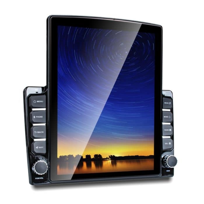 9,7 Zoll vertikaler Bildschirm 2.5D Glas Auto Android Universal Player Navigator MP5 Integrierte Maschinenunterstützung Telefonverbindung / GPS / FM / Lenkradsteuerung – Bild 2