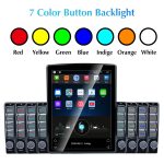 9,7 Zoll vertikaler Bildschirm 2.5D Glas Auto Android Universal Player Navigator MP5 Integrierte Maschinenunterstützung Telefonverbindung / GPS / FM / Lenkradsteuerung – Bild 14