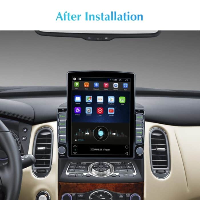 9,7 Zoll vertikaler Bildschirm 2.5D Glas Auto Android Universal Player Navigator MP5 Integrierte Maschinenunterstützung Telefonverbindung / GPS / FM / Lenkradsteuerung – Bild 19