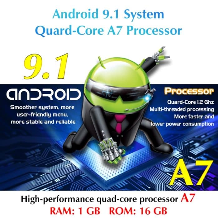 9,7 Zoll vertikaler Bildschirm 2.5D Glas Auto Android Universal Player Navigator MP5 Integrierte Maschinenunterstützung Telefonverbindung / GPS / FM / Lenkradsteuerung – Bild 6