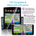 9,7 Zoll vertikaler Bildschirm 2.5D Glas Auto Android Universal Player Navigator MP5 Integrierte Maschinenunterstützung Telefonverbindung / GPS / FM / Lenkradsteuerung – Bild 8