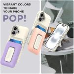 Sliding Card Holder Integrated Phone Case with Kickstand, For iPhone 16, For iPhone 15 Pro Max – Bild 7