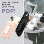 Sliding Card Holder Integrated Phone Case with Kickstand, For iPhone 15, For iPhone 14 / 13 – Bild 7