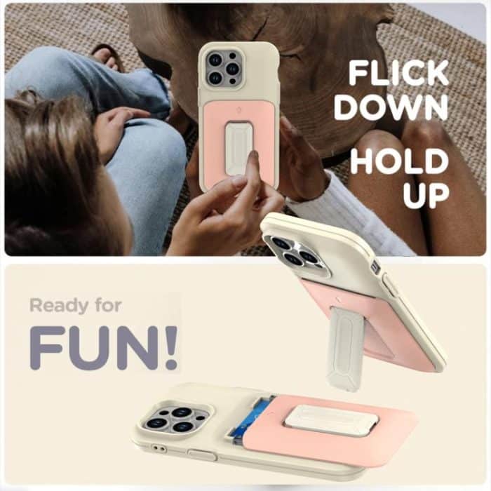 Sliding Card Holder Integrated Phone Case with Kickstand, For iPhone 13 Pro Max, For iPhone 13 Pro – Bild 3