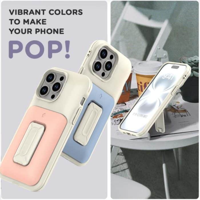 Sliding Card Holder Integrated Phone Case with Kickstand, For iPhone 13 Pro Max, For iPhone 13 Pro – Bild 7